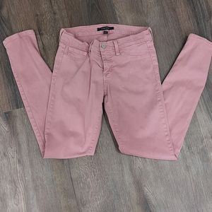 Rose colored Flying Monkey Stretch jeans